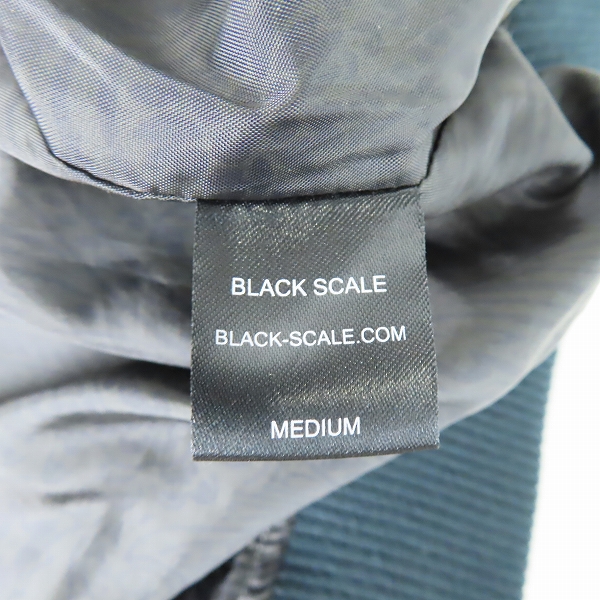 実際に弊社で買取させて頂いたBLVCK  SCVLE/ブラックスケール MA-1タイプ ブルゾン/ジャケット Mの画像 3枚目