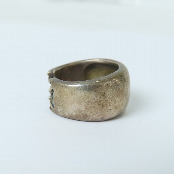 実際に弊社で買取させて頂いたDEAL DESIGN/ディールデザインリング クロスデザイン ストーンリング 22号の画像 4枚目