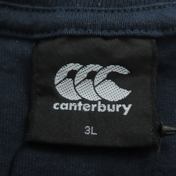実際に弊社で買取させて頂いた【未使用】CANTERBURY/カンタベリー Tシャツ/RA31216/3Lの画像 2枚目