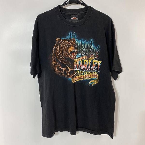 実際に弊社で買取させて頂いたHARLEY DAVIDSON/ハーレーダビッドソン プリントTシャツ グリズリー XL