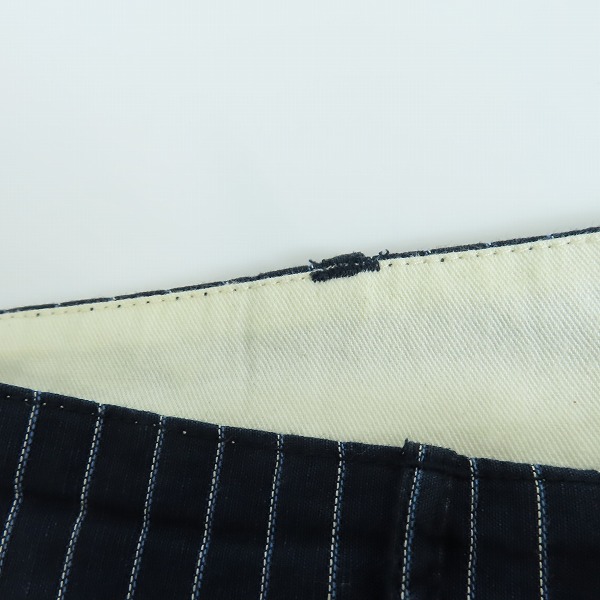 実際に弊社で買取させて頂いたNIGOLD by UNITED ARROWS/ニゴールド ユナイテッドアローズ リネン混ストライプジャケット/パンツ セットアップ/Mの画像 7枚目