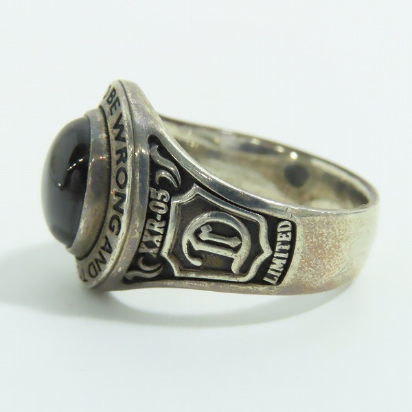 実際に弊社で買取させて頂いたDr MONROE/ドクターモンロー 20th カレッジリング シルバーリング SV925 19号の画像 2枚目