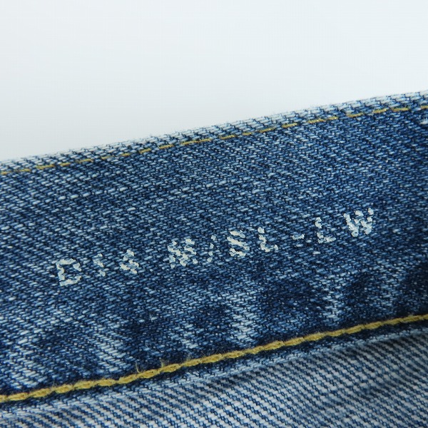 実際に弊社で買取させて頂いたSAINT LAURENT PARIS/サンローランパリ デニムパンツ 500167 YA862/38の画像 5枚目