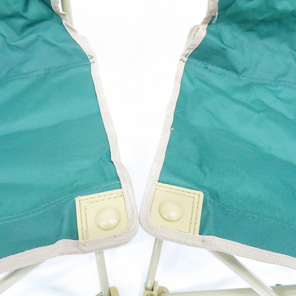 実際に弊社で買取させて頂いたCAPTAIN STAG/キャプテンスタッグ CS コンパクトチェア MINI M-3875 2脚セットの画像 5枚目