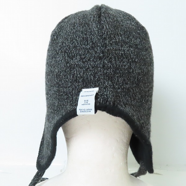 実際に弊社で買取させて頂いたDESCENDANT/ディセンダント ニット フライトキャップ ビーニーの画像 3枚目