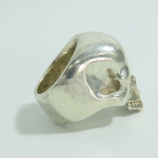 実際に弊社で買取させて頂いたCRAZY PIG/クレイジーピッグ ラージエビルスカルリング 19-20号の画像 4枚目