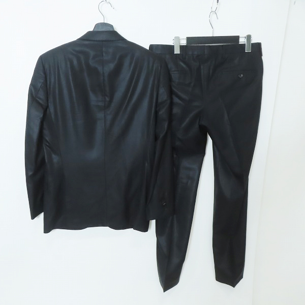 実際に弊社で買取させて頂いたHUGO BOSS/ヒューゴボス セットアップスーツ レーヨン混/46の画像 1枚目