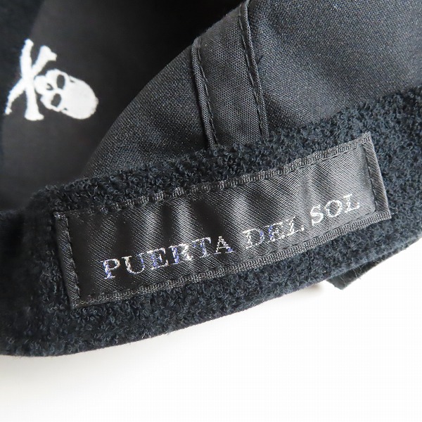 実際に弊社で買取させて頂いた【未使用】mastermind×PUERTA DEL SOL/マスターマインド×プエルタデルソル 刺繍 ロゴ キャップ dリング付きの画像 4枚目