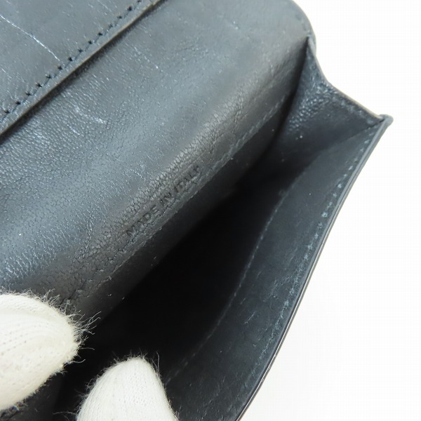 実際に弊社で買取させて頂いたSAINT LAURENT/サンローラン レザーカードケース/名刺入れ 529887 の画像 5枚目