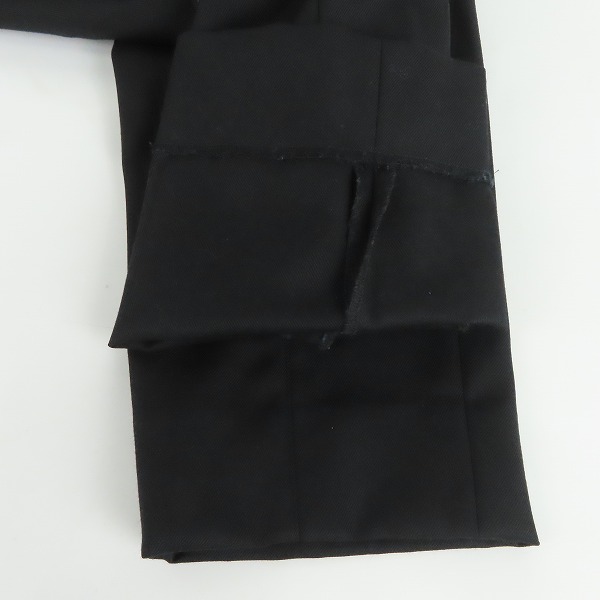 実際に弊社で買取させて頂いたJOHN LAWRENCE SULLIVAN/ジョンローレンスサリバン 22SS WOOL TARPERED ZIP TROUSERS 2A004-0122-11/46の画像 5枚目