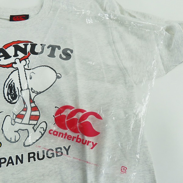 実際に弊社で買取させて頂いた【未使用】CANTERBURY peanuts/カンタベリー ピーナッツ Tシャツ スヌーピープリント RA37881/Lの画像 8枚目