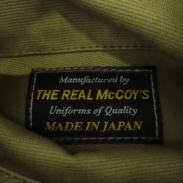 実際に弊社で買取させて頂いたTHE REAL McCOY'S/ザリアルマッコイズ N-1 DECK JACKET U.S.S. COD デッキジャケット MJ17106 36の画像 3枚目