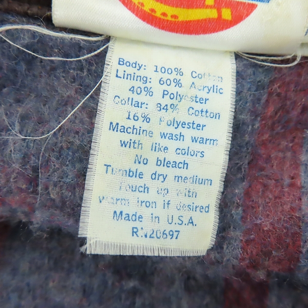 実際に弊社で買取させて頂いたDickies/ディッキーズ ダックジャケット USA製/38の画像 3枚目