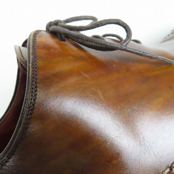 実際に弊社で買取させて頂いたMAGNANNI/マグナーニ メダリオン スタッズ レザーシューズ 14615 /41の画像 6枚目