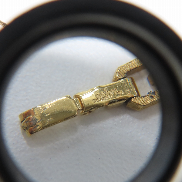 実際に弊社で買取させて頂いたGIVENCHY/ジバンシィ Gロゴ/ラインストーン ネックレス の画像 5枚目