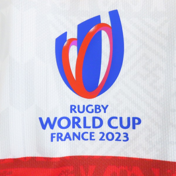 実際に弊社で買取させて頂いた 【未使用】CANTERBURY/カンタベリー ラグビー ジャパンRWC2023/日本代表 レプリカジャージ ホーム RG33980WC/Lの画像 5枚目