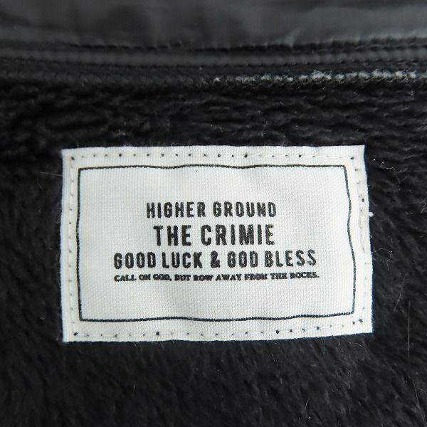 実際に弊社で買取させて頂いたTHE CRIME/ザクライミー 切り替えデザイン ジップアップブルゾンの画像 2枚目