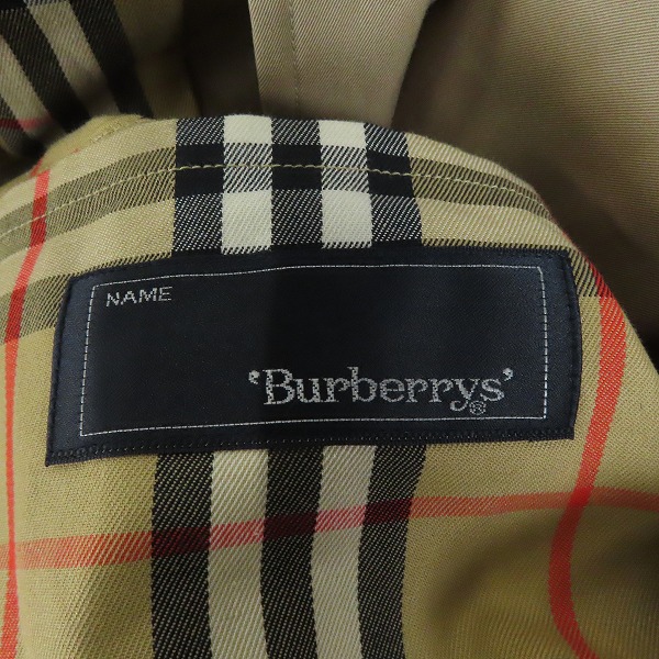 実際に弊社で買取させて頂いたBurberry's/バーバリーズ 裏地チェック チェスターコートの画像 3枚目