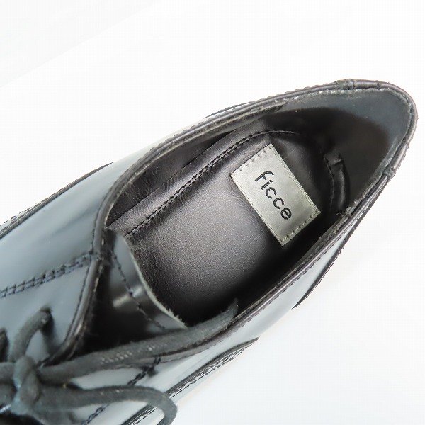 実際に弊社で買取させて頂いたficce/フィッチェ セミブローグ ドレスシューズ/ビジネスシューズ BN5664/27の画像 4枚目