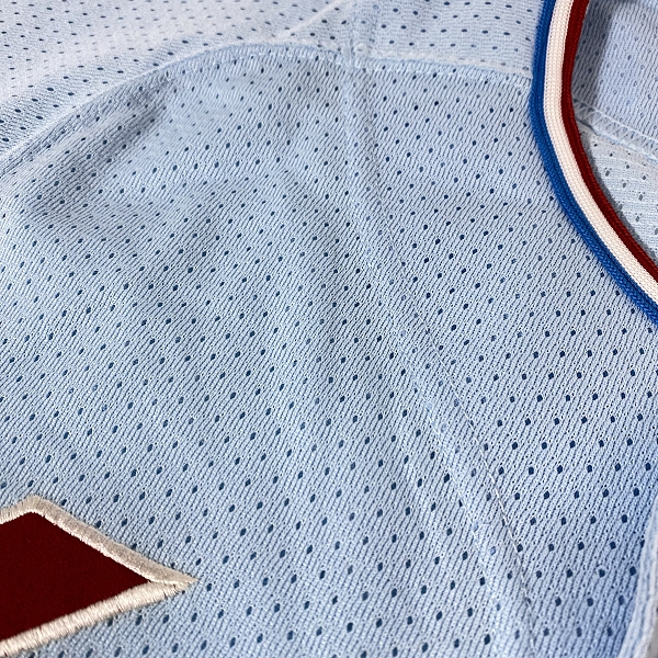 実際に弊社で買取させて頂いたmizuno/ミズノ社製 東京ヤクルトスワローズ アトム刺繡 ユニフォーム SFの画像 4枚目