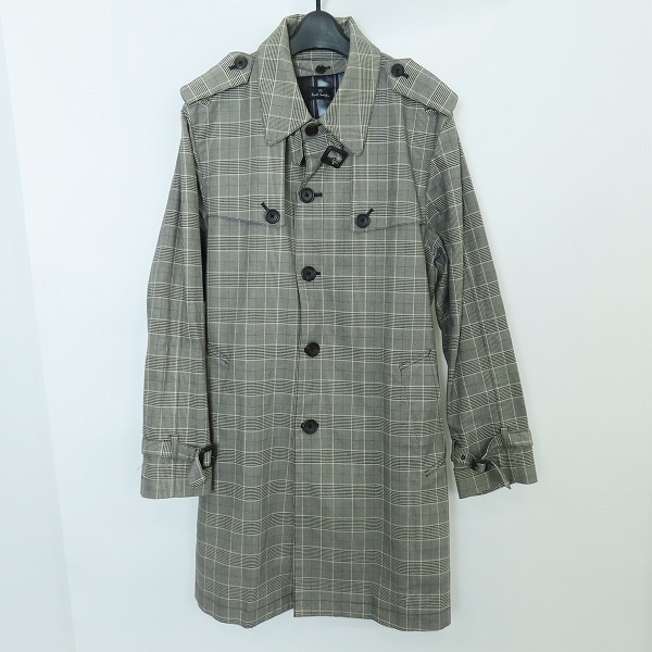 実際に弊社で買取させて頂いたPS Paul Smith/ポールスミス チェック柄 トレンチコート/L2