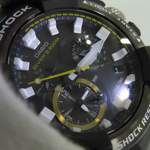 実際に弊社で買取させて頂いたG-SHOCK/Gショック FROGMAN/フロッグマン Bluetooth ソーラー電波時計 GWF-A1000-1AJF の画像 5枚目