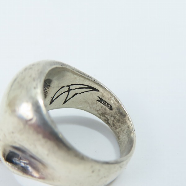 実際に弊社で買取させて頂いたCRAZY PIG/クレイジーピッグ スモール エビルスカルリング 17号の画像 6枚目