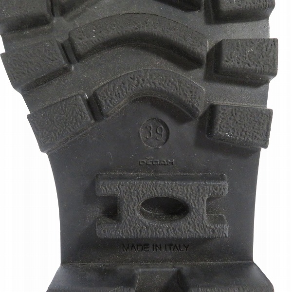 実際に弊社で買取させて頂いたLOEWE/ロエベ レザー サイドゴア チェルシーブーツ 39の画像 7枚目