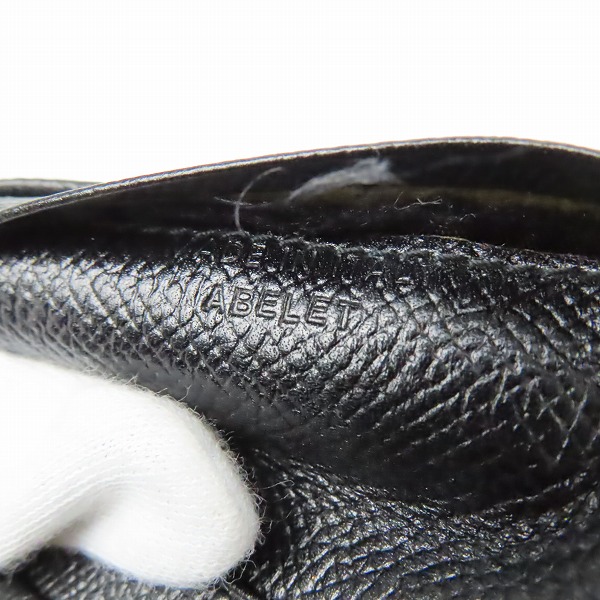 実際に弊社で買取させて頂いたBVLGARI/ブルガリ 財布 二つ折り札入れ ブラック グレインレザーの画像 6枚目