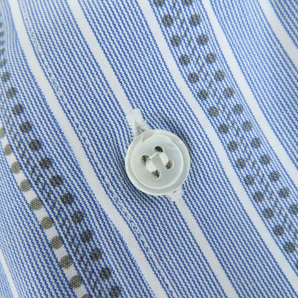 実際に弊社で買取させて頂いたCOMME des GARCONS SHIRT/コムデギャルソン シャツ ドットストライプ ボタンシャツ D-TK9210/Lの画像 4枚目