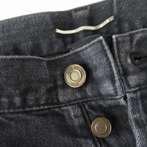 実際に弊社で買取させて頂いたSAINT LAURENT PARIS/サンローランパリ デニム スキニー パンツ 355531 Y859F/30の画像 8枚目