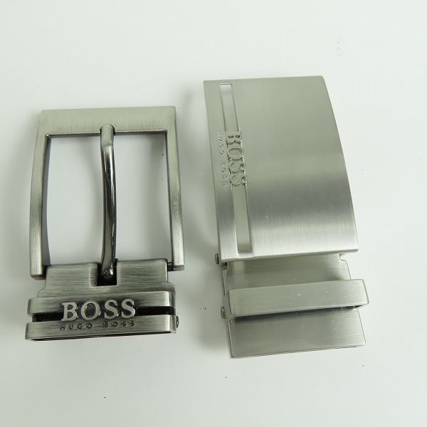 実際に弊社で買取させて頂いたHUGO BOSS/ヒューゴボス レザーベルト ブラックの画像 3枚目
