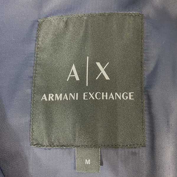 実際に弊社で買取させて頂いたARMANI EXCHANGE/アルマーニエクスチェンジ ウール コート ブルゾン 6LZB39 ZNIHZ Mの画像 1枚目
