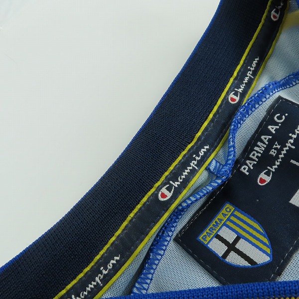 実際に弊社で買取させて頂いたPARMA A.C./パルマ・カルチョ1913　Champion/チャンピオン 中田英寿 選手 ユニフォーム　Lの画像 6枚目