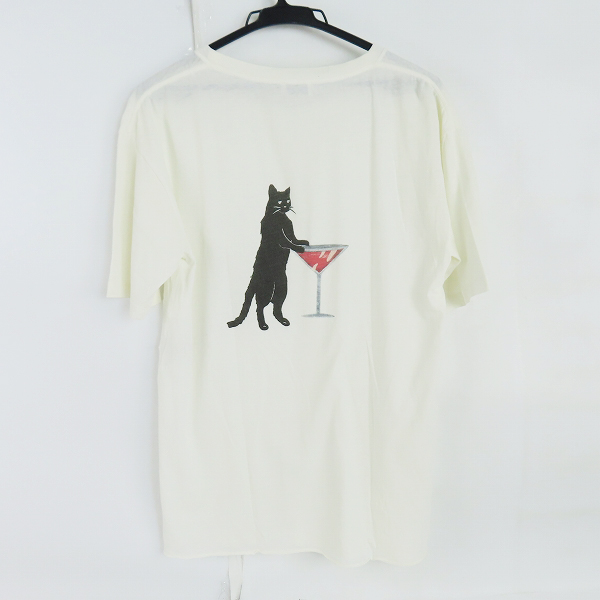 実際に弊社で買取させて頂いた【JPタグ】SAINT LAURENT PARIS/サンローランパリ Black Martini Cat 半袖Tシャツ 482458/XSの画像 1枚目