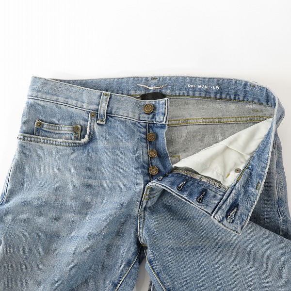 実際に弊社で買取させて頂いたSAINT LAURENT PARIS/サンローランパリ デニムパンツ 355578 Y865F/29の画像 3枚目