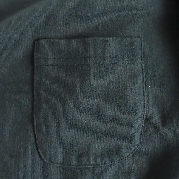 実際に弊社で買取させて頂いた【未使用】Champion/チャンピオン ポケット付き ロングカットソー ブラック C5-P401 Mの画像 4枚目