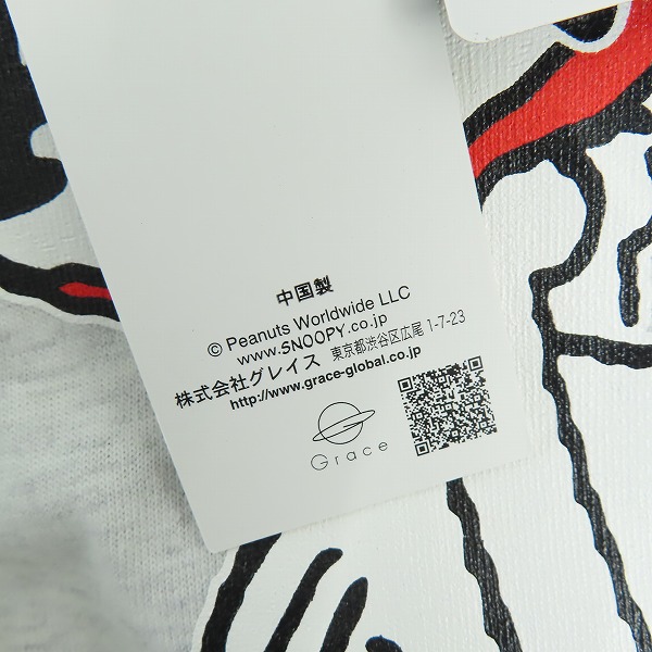 実際に弊社で買取させて頂いた【未使用】CANTERBURY peanuts/カンタベリー ピーナッツ Tシャツ スヌーピープリント RA37881/Lの画像 7枚目