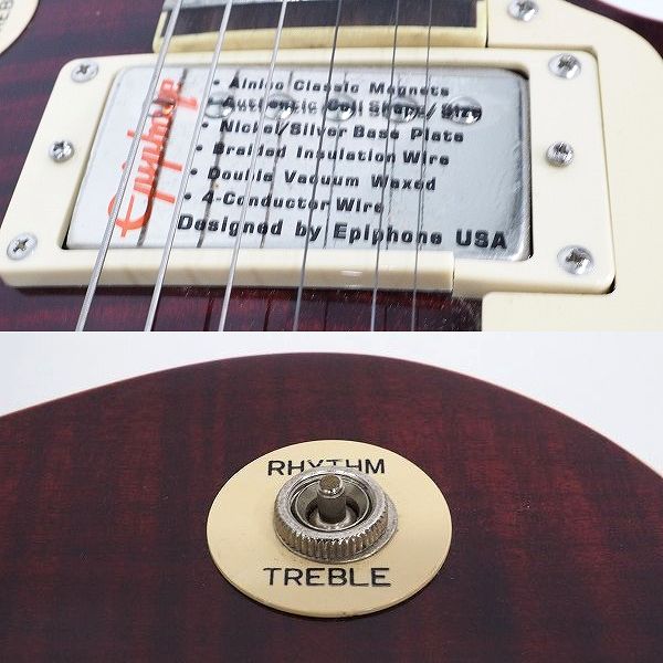 実際に弊社で買取させて頂いた★Epiphone/エピフォン Les Paul Standard PRO/レスポール スタンダード プロ コイルタップ搭載 ソフトケース付の画像 6枚目