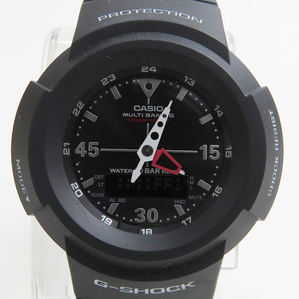 実際に弊社で買取させて頂いたG-SHOCK/Gショック 電波ソーラー 初代デジアナ復刻 AWG-M520-1AJFの画像 0枚目