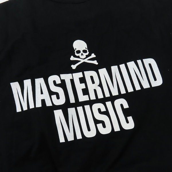実際に弊社で買取させて頂いたmastermind JAPAN/マスターマインド NO MUSIC NO FASHION Tシャツ MMM-TS01/XLの画像 6枚目