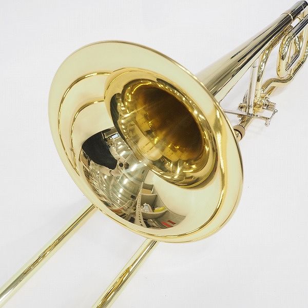 実際に弊社で買取させて頂いた★PLAYTECH/プレイテック テナーバストロンボーン ゴールド ハードケース付の画像 2枚目