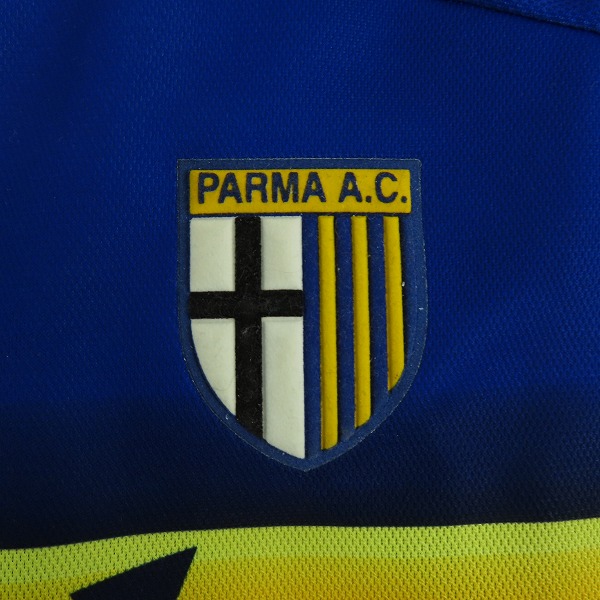 実際に弊社で買取させて頂いたPARMA A.C./パルマ・カルチョ1913　Champion/チャンピオン 中田英寿 選手 ユニフォーム　Lの画像 4枚目