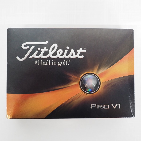 実際に弊社で買取させて頂いた【未使用/オウンネーム】Titleist/タイトリスト PRO V1 ゴルフボール ホワイト 1ダースの画像 2枚目
