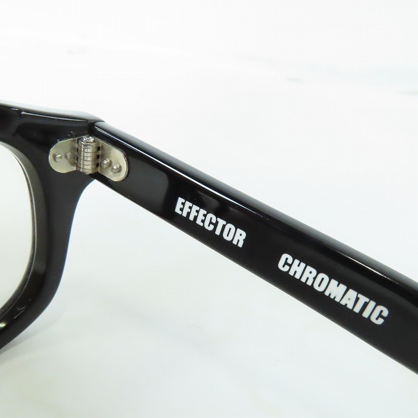 実際に弊社で買取させて頂いたEFFECTOR/エフェクター CHROMATIC/クロマティック ウェリントン型 眼鏡/メガネフレームの画像 5枚目