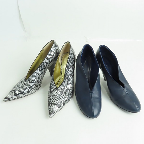 実際に弊社で買取させて頂いたCELINE/セリーヌ  パンプス/ヒール/2点セット