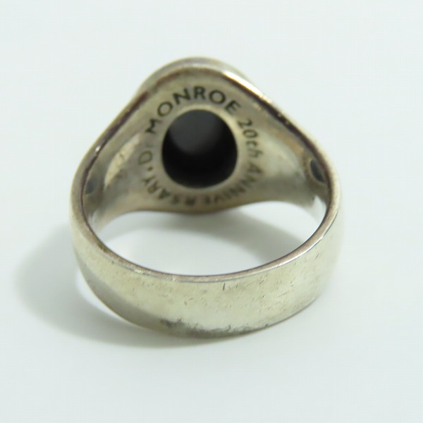実際に弊社で買取させて頂いたDr MONROE/ドクターモンロー 20th カレッジリング シルバーリング SV925 19号の画像 3枚目