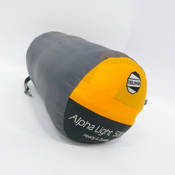 実際に弊社で買取させて頂いたISUKA/イスカ Alpha Light 500 X 3シーズン Model 寝袋 シュラフ キャンプ/アウトドア
