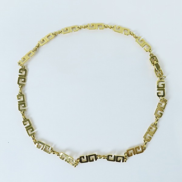 実際に弊社で買取させて頂いたGIVENCHY/ジバンシィ Gロゴリンク チョーカーネックレスの画像 2枚目