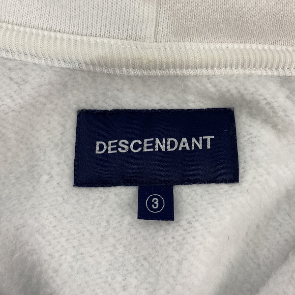 実際に弊社で買取させて頂いたDESCENDANT/ディセンダント クジラロゴ ストライプ ハーフボタン パーカー/3の画像 3枚目